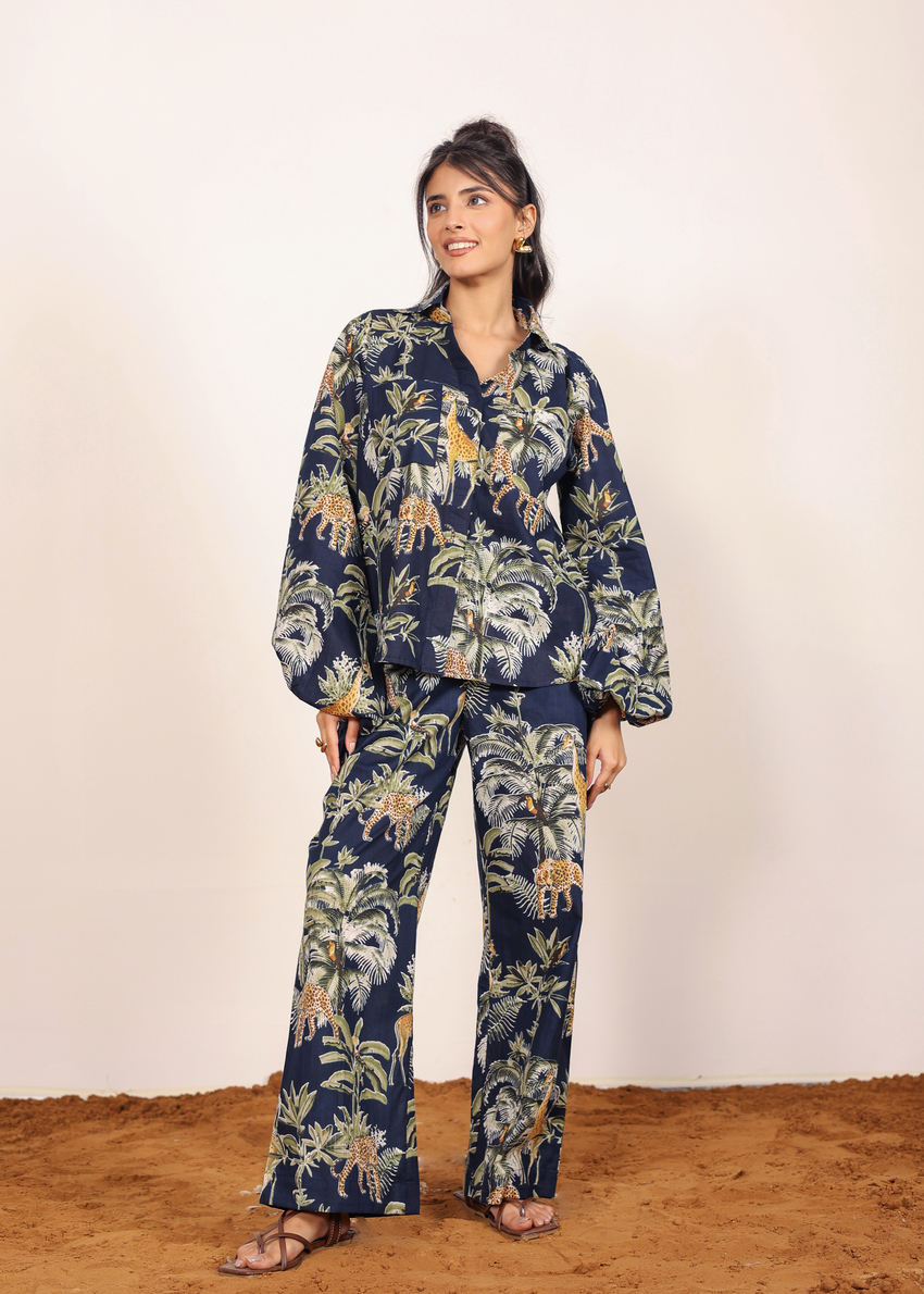 สีน้ำเงินเข้มและหลากหลาย