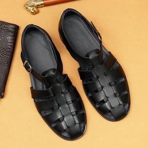 Chaussures décontractées légères avec semelle absorbant la transpiration et structure flexible, chaussures de tous les jours pour hommes, chaussures en cuir - Product Image 3