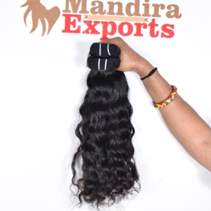 Paquetes de cabello humano sin procesar 100% Proveedor al por mayor Cabello humano alineado con cutícula virgen de templo ondulado negro peruano - Product Image 2