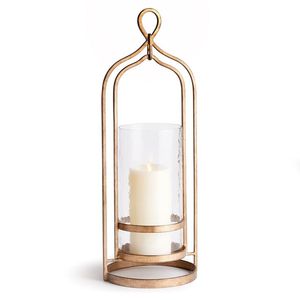 Porte-bougie en fer rustique fait main, style hurricane, décoration vintage pour la maison, fabriqué dans [lieu de fabrication] - Product Image 1