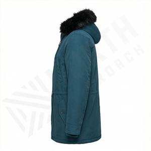 Chaqueta Parka Formal para Hombre, Talla XL, Cálida, con Forro Polar Estándar, Capucha Desmontable, Relleno de Algodón, Venta al Por Mayor - Product Image 3