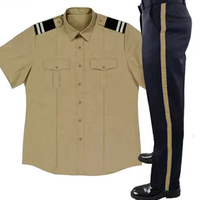 Uniforme de sécurité de haute qualité pour hommes, veste de costume de bureau, prix d'usine, léger, écologique, polyester/coton, manches longues