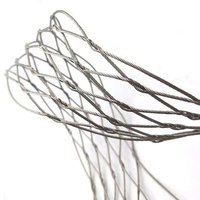 Maille de câble métallique d'acier inoxydable de fabrication faite à la main 304/316 maille de contrôle de pollution de l'eau maille molle de protection contre les chutes