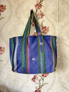 Venta al por mayor hecho a mano Vintage Kantha bolso de mano para mujer Casual grande Kantha bolso de hombro de compras - Product Image 3