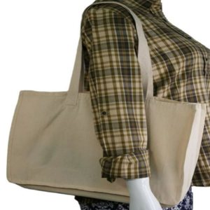 Bolsa de lona de algodón orgánico 100% ecológica al por mayor, bolsa grande de compras en blanco reutilizable para comestibles, Impresión de logotipo personalizable para - Product Image 6