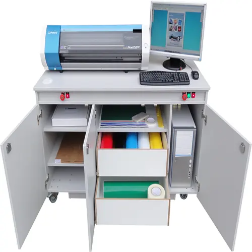 NEW SELLING -Roland BN-20 Desktop Printer Cutter W/ Stand and Ink ORIGINAL