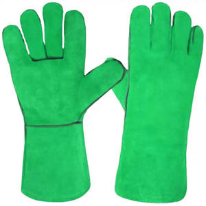 Vêtements de travail de haute qualité gants de soudage résistant aux étincelles gants de travail de sécurité industrielle personnalisables sûrs à la chaleur vestes - Product Image 4