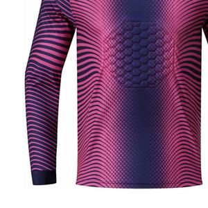 Chemise de sport respirante pour homme, rembourrée, de compression protectrice, vêtements de sport athlétiques, vente en gros - Product Image 5