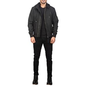 Blouson aviateur pour homme de haute qualité, col montant, logo personnalisé imprimé, nouveau design pour l'hiver, service OEM, blouson aviateur - Product Image 1