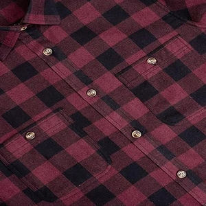 Camisa de Protección de Nivel 2 para Motociclistas, Personalizada para Hombre y Mujer, Color Rojo y Negro, Resistente a la Abrasión, Forro de Aramida, Camisa de Motociclista - Product Image 4