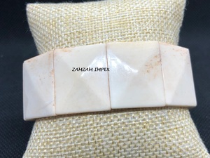 <b>Hand</b> Carved Buffalo Bone & Resin Lightweight Fashionable Artisan-Made Tribal Style Bracelet Jewelry for Men and Women - Product Image 2