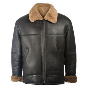 OEM Service Outdoor Fashion Factory Men 2024 <b>Leather</b> Best Design High Quality <b>Winter</b> <b>Leather</b> <b>Jacket</b> - Product Image 3