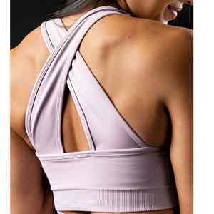 Sujetador Deportivo Súper Suave para Mujer, Ajuste Delgado, Soporte Elástico, Ropa Deportiva para Fitness, Yoga y Entrenamiento - Product Image 4