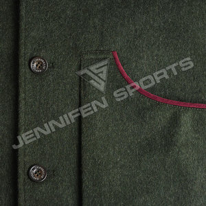 Chaleco de Caza Casual para Invierno, para Hombre, Talla Grande, Material Exterior de Lana/Tela Sintética, Cierre de Botones, Resistente al Viento y Transpirable - Product Image 4