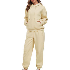 La mejor venta y chándales de moda para mujer Impresión personalizada Manga larga Streetwear Chándal para mujer - Product Image 3