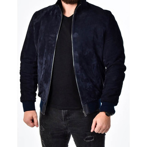 Nouveau 2023 vente printemps automne Cool clouté court noir Faux daim cuir camionneur Tan hommes daim camionneur veste - Product Image 3
