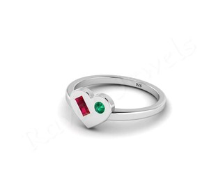 2025 tendencia 925 joyería fina diseño personalizado Simple elegante corazón anillo mujer diseñador perla anillo directo al por mayor India perfecto JGJ - Product Image 3