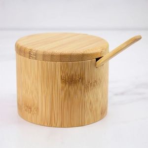 ShellMut de madera con acabado de nuez, uso de diseño único en olla de almacenamiento para servir alimentos con tapa para cocina, hotel, Venta caliente de madera cálida - Product Image 5