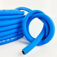 Tuyau d'air en PVC renforcé de fibres de 3/4 po, 100 m, noir, rouge et bleu, tuyau d'eau en PVC lisse pour l'agriculture, le jardinage et le lavage