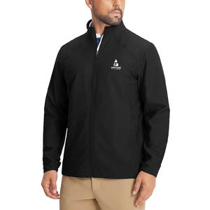 Veste de golf d'hiver pour homme, qualité supérieure, col montant, logo sur le devant, pour le golf en plein air et les tenues décontractées - Product Image 1