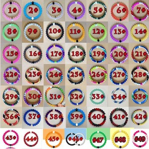 Wholesale <strong>Custom</strong> Beaded <strong>Bracelets</strong> for Women &amp; Men Silicone Stretch <strong>Bead</strong> <strong>Bracelet</strong> Jewelry - Product Image 6