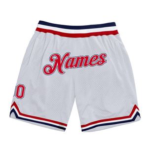 Pantalones Cortos Deportivos de Baloncesto Americano Retro, Transpirables, Personalizados, de Talla Grande, con Malla Bordada y Bolsillos - Product Image 6