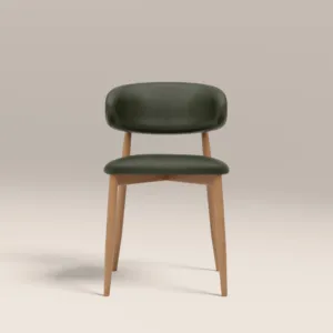 <b>VINTAGE</b> GREEN & OAK HALSTON DINING <b>CHAIR</b> - Product Image 1