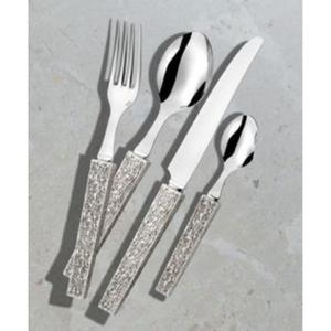 Juego de cubiertos de acero inoxidable contemporáneo con bordes pulidos y asas ergonómicas para una experiencia gastronómica sin esfuerzo - Product Image 2