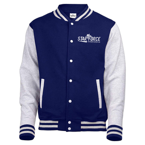 Fabricant OEM Veste universitaire universitaire personnalisée pour hommes, support, manches en cuir véritable, broderie en chenille, style bombardier de baseball - Product Image 4