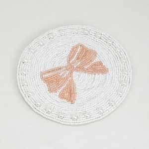 Handmade Beaded <b>Coasters</b>-Classic Square <b>Coasters</b> Polyester Backing (4x4 Inch) MS HANDICRAFT Brand for Church Religious Gifts - Product Image 2