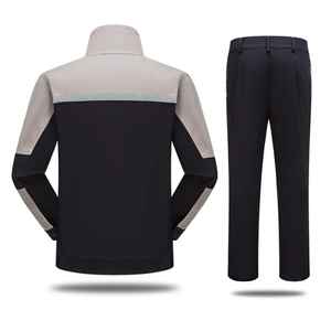 Traje de trabajo de algodón puro para hombre para primavera y otoño, protección laboral gruesa, seguridad reflectante, características antiescaldado, ropa de trabajo de soldadura - Product Image 5