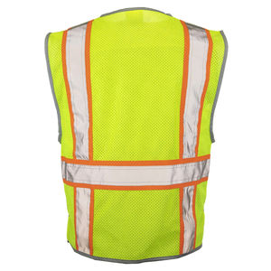 เสื้อกั๊กนิรภัย Ansi Class 1 EN ISO 20471 Class 2 LED แฟลชกันน้ำชุดทำงานเพื่อความปลอดภัยทางถนน - Product Image 3