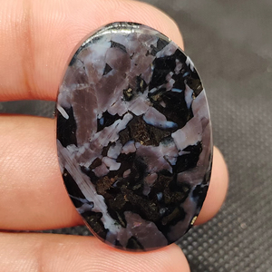 UDGEMS hecho a mano Natural Gabru Jasper cabujón piedra preciosa suelta blanco y negro tamaños mixtos para la fabricación de joyas al por mayor - Product Image 1