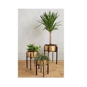 Meilleure vente jardinière minimaliste en fer faite à la main Pot de fleur en métal de style nordique pour la décoration de jardin exportateur indien - Product Image 4