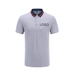 เสื้อโปโลทางการสำหรับผู้ชายขนาดใหญ่พิเศษผ้าเจอร์ซีย์ระบายอากาศได้ดีแขนสั้นแห้งเร็วพร้อมโลโก้ออกแบบได้ตามต้องการ - Product Image 6