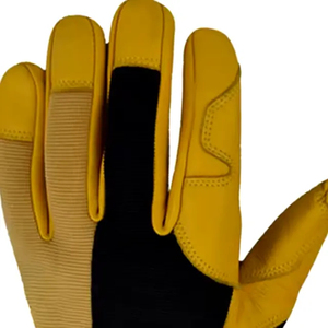 Gants de travail de mécanicien avec fonctions anti-coupure et antidérapantes Gants de protection en cuir de haute qualité - Product Image 2