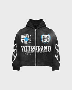 Vente en gros de survêtements d'entraînement en polaire Gym Fitness Tech avec logo personnalisé pour hommes ensemble de 2 pièces de jogging de grande taille avec capuche solide pour l'hiver - Product Image 5