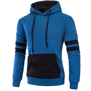 Sweat unisexe pour hommes Color Block Hooded Casual Plus Size Hoody Hoodies Long Sleeve Pullover Hoodie Casual - Product Image 5