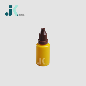 Flacon compte-gouttes blanc en LDPE de 20 ml avec couvercle hermétique – LE MEILLEUR PRIX – Solutions d'emballage JK – 6,7 g – M0313 - Product Image 1