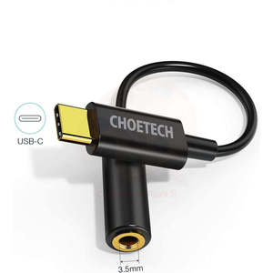 Choetech USB-<b>C</b> 3.5mm Audio Jack <b>Adapter</b> AUX003 Brand New for Mobile Phones Earphones Headphones IPads PC Material AUX Output - Product Image 2