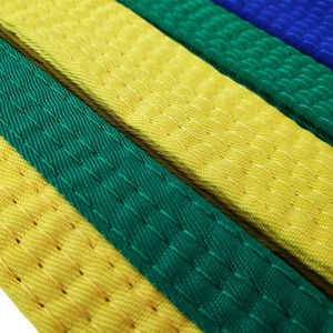 Cinturón de artes marciales de karate de taekwondo de algodón poliéster duradero multicolor de alta calidad de calidad superior - Product Image 6