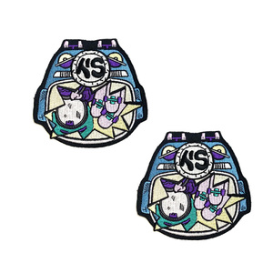 แผ่นผ้าสำหรับเย็บปักสำหรับเสื้อผ้าแผ่นผ้าสำหรับเย็บปักดีไซน์เป็นกลุ่มงานตามสั่ง - Product Image 3