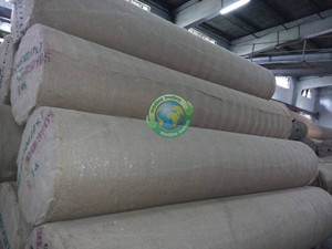 Rollo de tela Hessain de alta calidad, forma de fardo o hoja cuadrada, bolsa de arpillera de yute, artículo técnico GSM liso DOC de Bangladesh - Product Image 3