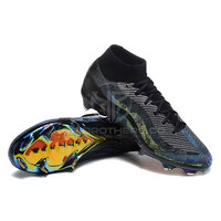 Chaussures de football avec logo personnalisé, confortables, légères, crampons de sport d'extérieur, chaussures de football de qualité