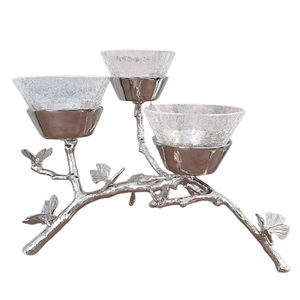 Bol en métal en laiton plaqué or Technique personnalisée pour la maison Hôtel servant des bols modernes en céramique gratuits Joint Three - Product Image 2