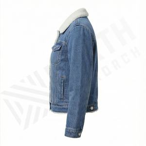 Vestes en jean matelassées en coton tricoté respirant pour femmes grande taille de qualité supérieure, élégantes, tendance, couleur personnalisée - Product Image 3