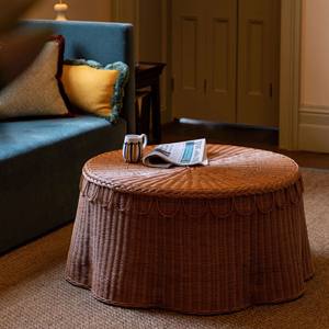 Meilleures ventes Table d'appoint en rotin faible, ronde, tissée à la main, finition brune, meubles en gros pour salon, café, hôtel, en vrac, durable - Product Image 5