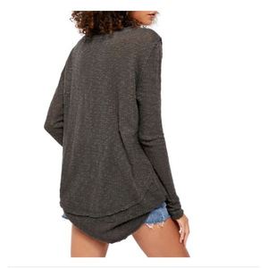 Maglione pullover Ocean Air Hacci da donna di Free People, nero, taglia grande - Product Image 2