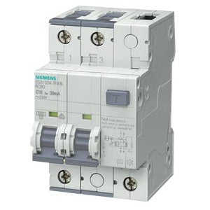 Para Siemens 5SU13241RC32 32A 2P 30mA 10KA 4MBETAGARD RCBO C 240VAC 50 .. 60HZ Disyuntores - Product Image 1