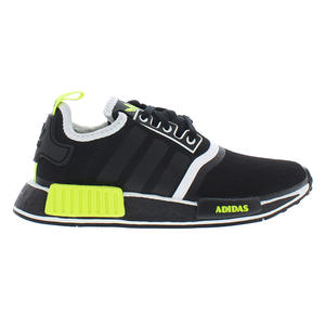 Chaussures Adidas NMD R1 GS pour garçons Couleur : Noir/Blanc/Vert 100% authentiques - Product Image 1